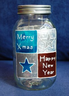 Startsetje Sfeerlicht met sterdeksel Kerst