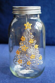 Startsetje Sfeerlicht met sterdeksel Kerst