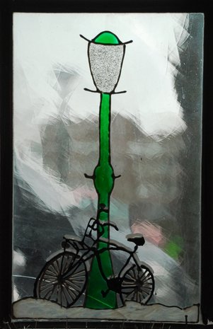 Startsetje Sfeerlicht met sterdeksel Kerstdorpje