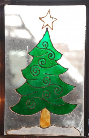 Startsetje Sfeerlicht met sterdeksel Kerstdorpje